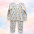 Pijama Blusa e Calça ML - Rinoceronte Azul Menino - Imagem 1