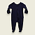 Macacão Zíper Duplo - Azul Marinho Liso - Imagem 1