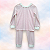 Pijama Blusa e Calça ML - Xadrez Rosa - Imagem 1