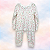 Pijama Blusa e Calça ML - Cachorrinhos Coloridos Menina - Imagem 1