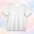 Camisa Gola Careca MC - Branco Liso - Imagem 1