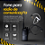 Fone FBI Silicone c/ Microfone PTT p/ Rádio Baofeng UV5R UV6R - Nilbas® - Imagem 2