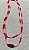 Guia de Proteção Vermelha e Rosa – Umbanda e Candomblé – Feita à Mão - Imagem 2