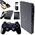 Console PlayStation 2 Slim Preto Serie 70000 - PS2 (OPL - 13 Jogos) - Imagem 1