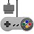 Controle Compatível Super Nintendo Famicon SNES Retrô - Imagem 1