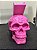 Suporte Para Maquinas De Tatuagem Tattoo Crânio Caveira ROSA - Imagem 6