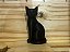 Escultura Gato 15cm Decoração de Interiores PRETO - Imagem 4