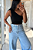 Cropped Canelado Alça Nula 3965 - Imagem 1