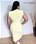 Vestido Anarruga Amarelo com Bolso Plus Size - Imagem 2