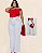 Calça Jeans Wide Leg Cris Branca Plus Size - Imagem 1