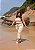 Conjunto Pantacourt Mel Bege Plus Size - Imagem 1