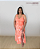 Vestido Rafa Longo Plus Size Laranja - Imagem 1