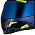 Capacete X11 Trust Pro Ballads - Azul/Verde Fluorescente - Imagem 3