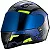 Capacete X11 Trust Pro Ballads - Azul/Verde Fluorescente - Imagem 2