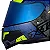 Capacete X11 Trust Pro Ballads - Azul/Verde Fluorescente - Imagem 4