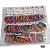 NE1102 - Elástico de cabelo 12 pcs por kit/ 3cm colorido atacado 1102 – Pacote com 12 unidades (Atacado) - Imagem 1