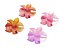 NE10056 - 10056 piranha de cabel flor plástico+ ferro, 8 cm – Pacote com 12 unidades (Atacado) - Imagem 1