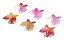 NE10055 - 10055 piranha de cabelo borboleta plástico+ ferro, 7 cm – Pacote com 12 unidades (Atacado) - Imagem 1