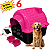 Casa Casinha Para Cachorro Com Colchão Comedouro e Bebedouro N6 - Imagem 9