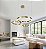 Lustre Rings Moderno 3 Anéis – 40/60/80cm - Imagem 3