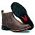 Bota Masculina Country Cowboy Bico Redondo Couro Legítimo Brete Boots - Imagem 8