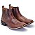 Bota Country Masculina Bico Quadrado Couro Legítimo Brete Boots - Imagem 11
