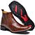 Bota Country Masculina Bico Quadrado Couro Legítimo Brete Boots - Imagem 2