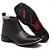 Bota Country Masculina Bico Quadrado Couro Legítimo Brete Boots - Imagem 2
