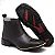 Bota Country Masculina Bico Quadrado Couro Legítimo Brete Boots - Imagem 8