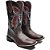 Bota Texana Cano Longo Country Cara de Boi Brete Boots Rodeio Roça - Imagem 5