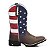 Bota Texana Cano Longo Country Rodeio Brete Boots Couro Sintético - Imagem 11