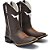 Bota Texana Cano Longo Country Rodeio Brete Boots Couro Sintético - Imagem 9