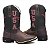 Bota Texana Cano Longo Country Rodeio Brete Boots Couro Sintético - Imagem 3