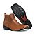 Bota Country Masculina Bico Quadrado Couro Legítimo Brete Boots - Imagem 8