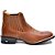 Bota Country Masculina Bico Quadrado Couro Legítimo Brete Boots - Imagem 10