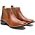 Bota Country Masculina Bico Quadrado Couro Legítimo Brete Boots - Imagem 12