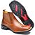 Bota Country Masculina Bico Quadrado Couro Legítimo Brete Boots - Imagem 2