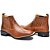 Bota Country Masculina Bico Quadrado Couro Legítimo Brete Boots - Imagem 4