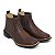 Bota Country Masculina Bico Quadrado Couro Legítimo Brete Boots - Imagem 11