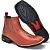 Bota Country Masculina Bico Quadrado Couro Legítimo Brete Boots - Imagem 2
