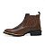 Bota Country Masculina Bico Quadrado Couro Legítimo Brete Boots - Imagem 9