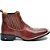 Bota Country Masculina Bico Quadrado Couro Legítimo Brete Boots - Imagem 11