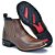Bota Masculina Country Cowboy Bico Redondo Couro Legítimo Brete Boots - Imagem 12