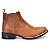 Bota Masculina Country Cowboy Bico Redondo Couro Legítimo Brete Boots - Imagem 1