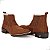 Bota Country Masculina Texana Couro Nobuck Bico Quadrado Cano Curto - Imagem 11
