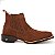 Bota Country Masculina Texana Couro Nobuck Bico Quadrado Cano Curto - Imagem 1