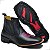Bota Country Feminina Bico Quadrado Couro Legítimo Brete Boots - Imagem 8
