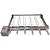 Grill Giratório Inox – Kit 740 Baixo 6 Espetos Cabo Alumínio - Imagem 1
