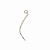 Piercing Drible Dourado - Imagem 1