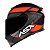 Capacete Asx Eagle Fast Brilho Preto/ Vermelho/ Grafite 60 - Imagem 1